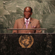 Zimbabwean President Robert Mugabe addresses the General Assembly at the United Nations on Sept. 21, 2016, in New York City.
Spencer Platt/Getty Images